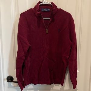 Mens Ralph Lauren Quarter Zip Sweater